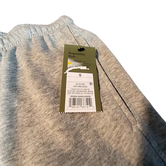 Goodfellow & Co Mens Gray Jogger Pants S Cargo Pockets & Drawstring Waistband - Picture 4 of 10